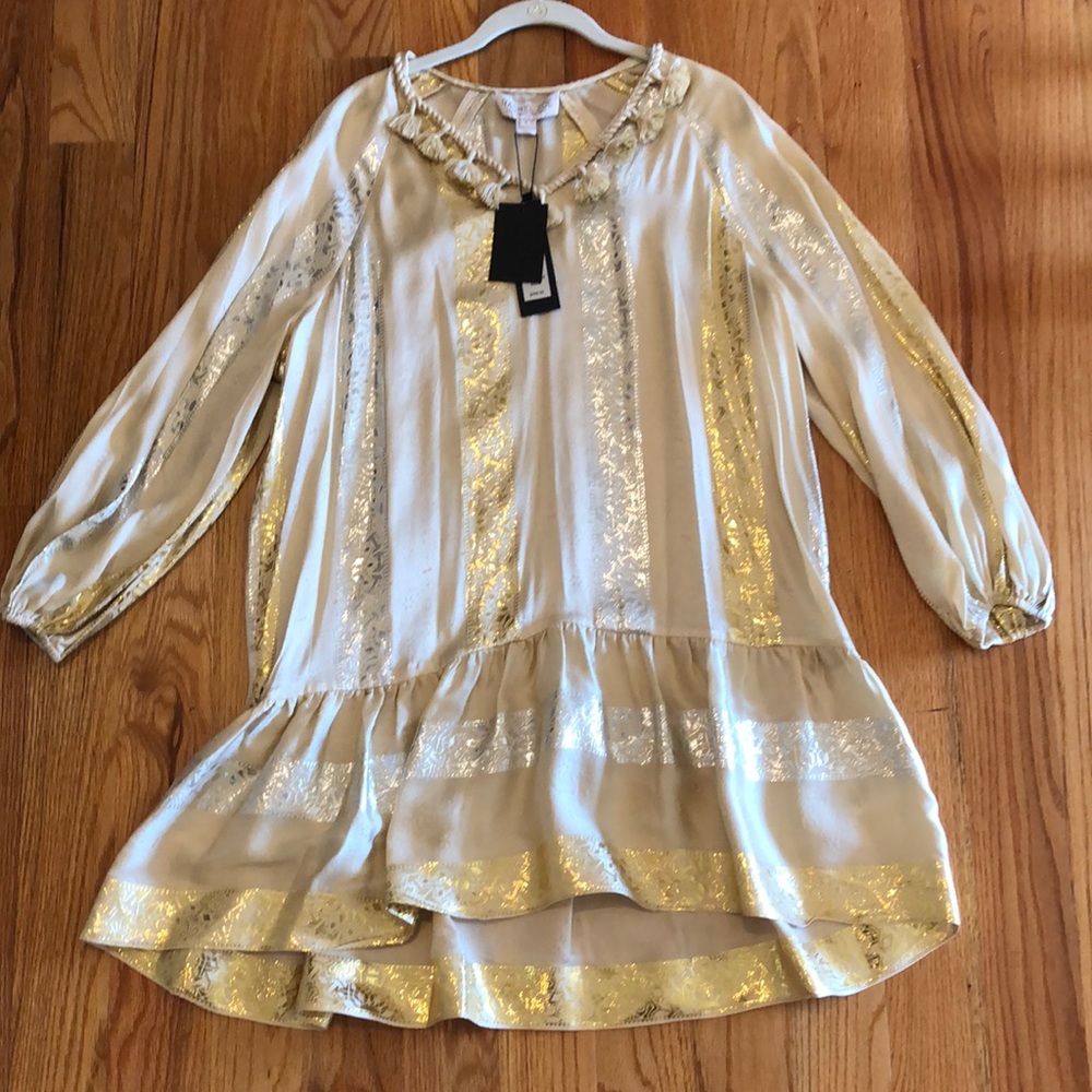Rachel Zoe  Gold/Silver Silk.